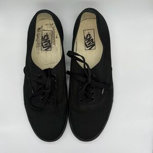 Vans Men's Black Lace-Up Sneakers